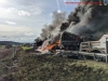 Brand - mehrere LKW, Personen in Gefahr, A3 Richtung Würzburg, 22.03.2023